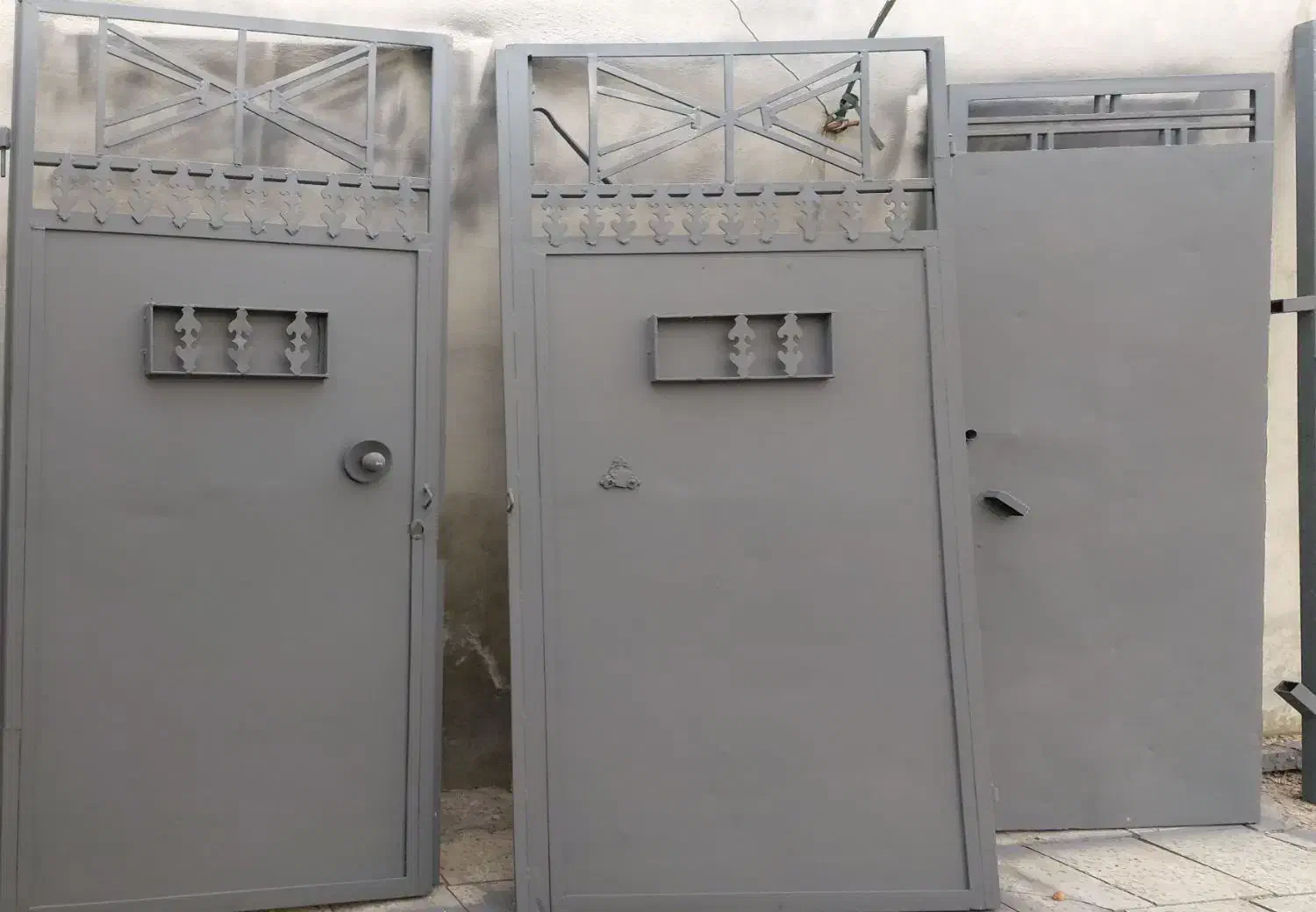 درب حیاط دست دوم ورق ضخیم|مصالح و تجهیزات ساختمان|فراشبند, |دیوار