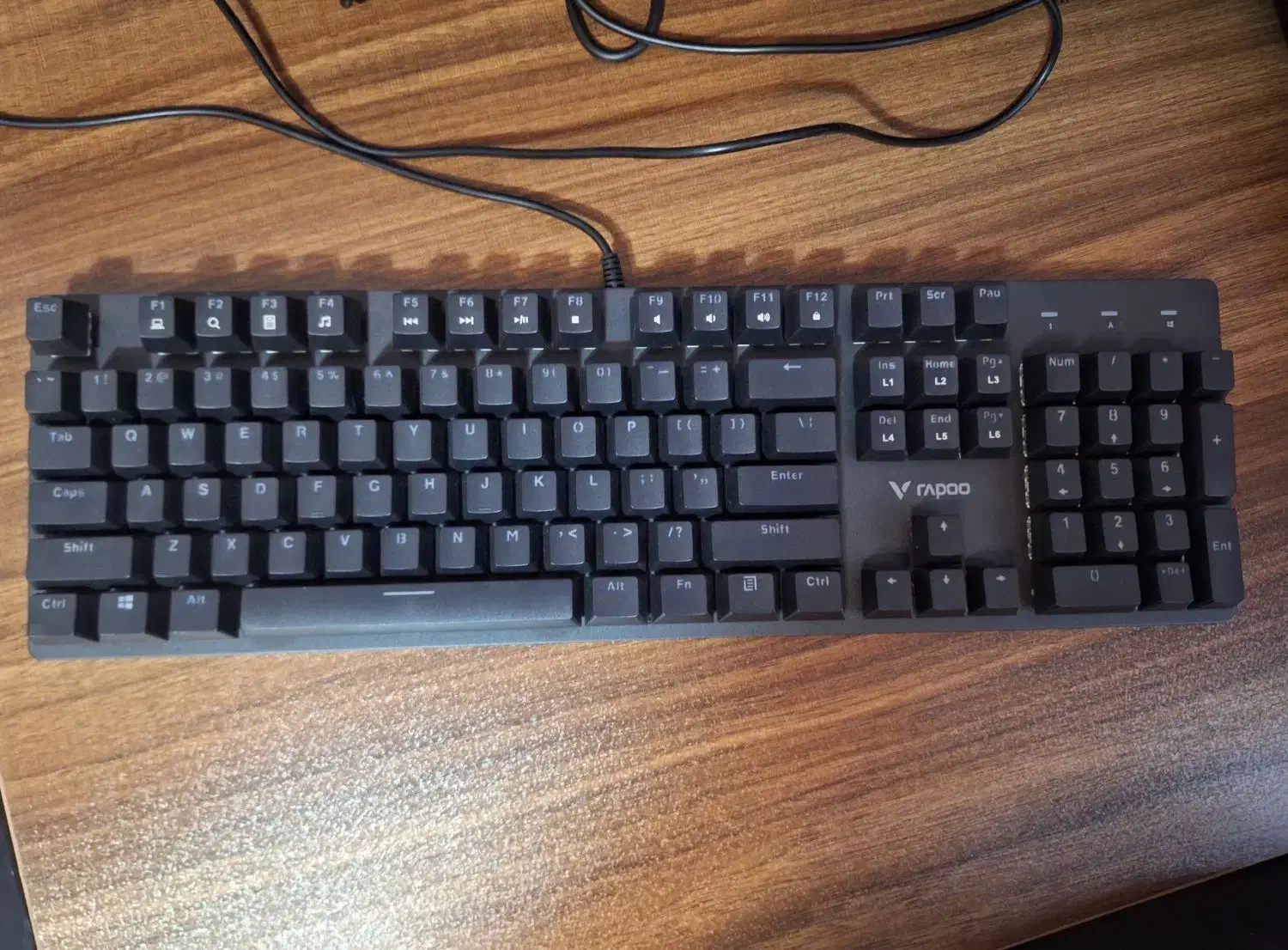 کیبورد میکانیکال RGB رپو V500 باسیم|قطعات و لوازم جانبی رایانه|تهران, هفده شهریور|دیوار