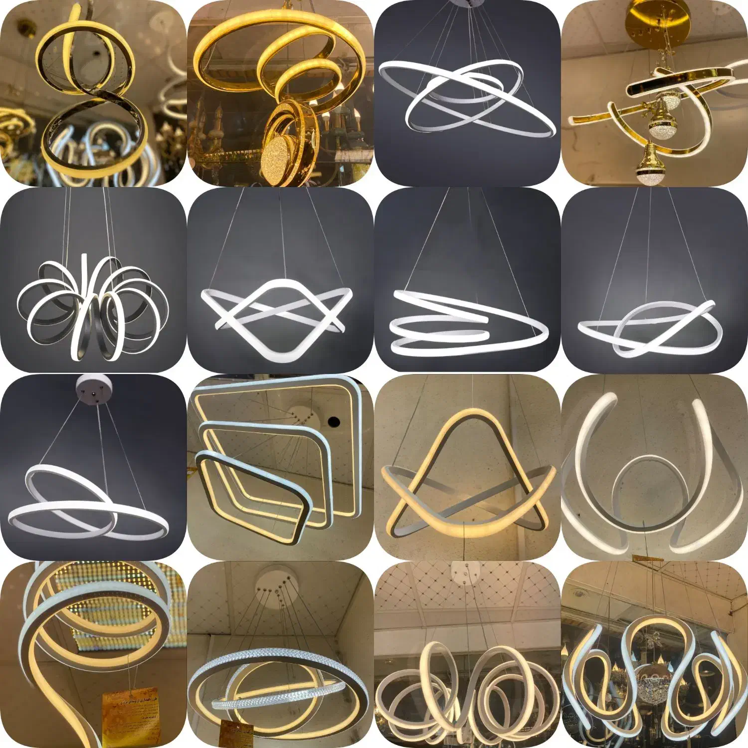 لوسترهایLEDمدرن(بالاترینکیفیتقطعاتوساخت)|لوستر و چراغ آویز|تهران, امام زاده حسن|دیوار