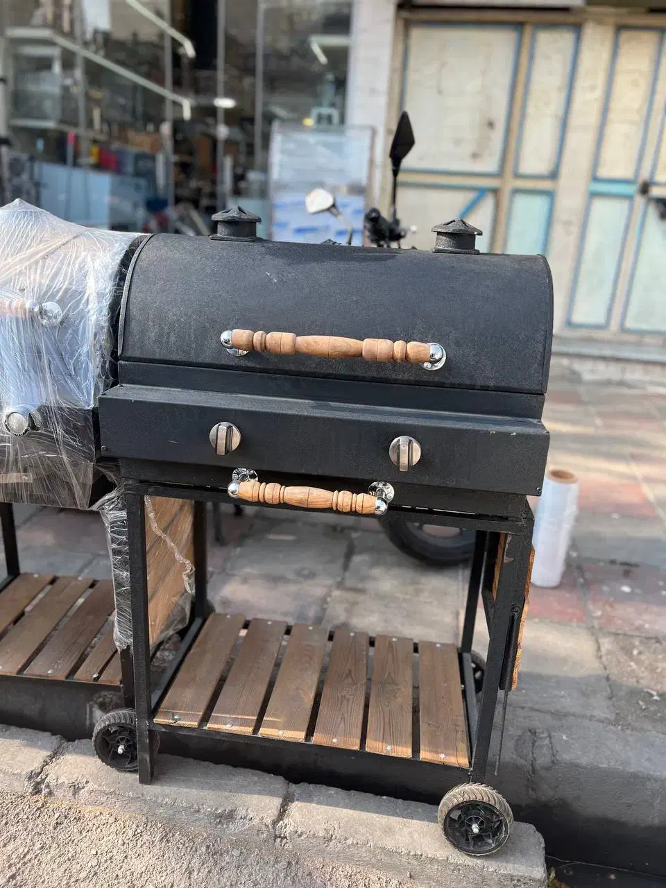 تولیدی کبابپز باربیکیو گازی ذغالی پلوپزدار منقل|اجاق گاز و لوازم برقی پخت‌وپز|قیامدشت - خاورشهر, |دیوار