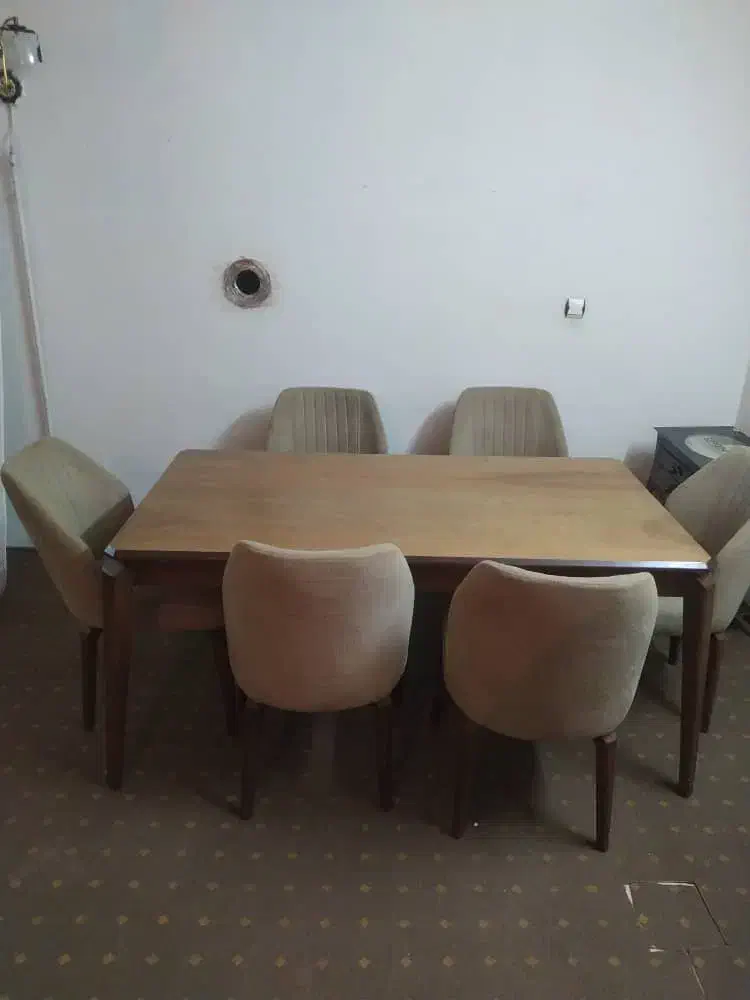 میز غذاخوری ۶نفره|میز و صندلی غذاخوری|خوی, |دیوار