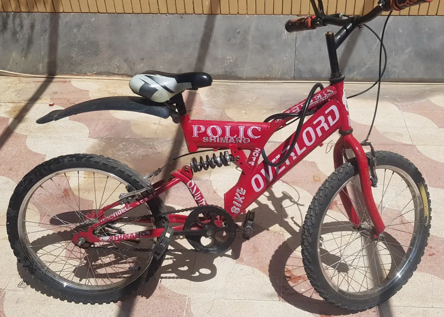 دوچرخه ۲۰ کمک فنردار|دوچرخه، اسکیت، اسکوتر|شیراز, میانرود|دیوار