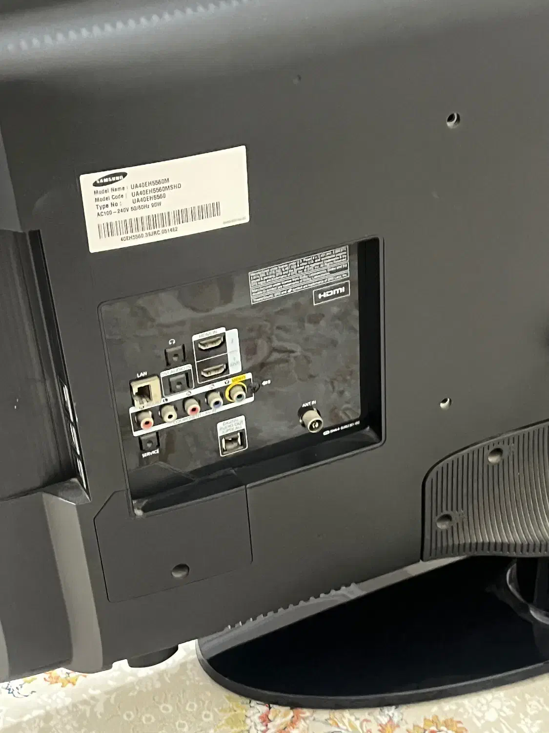 تلویزیون ۴۰ اینچ سامسونگ|تلویزیون و پروژکتور|چهاردانگه (تهران), |دیوار