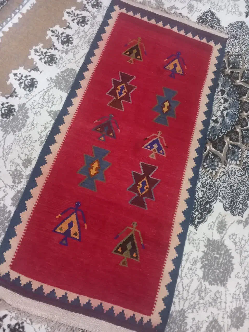 دست بافت قدیمی|فرش|کازرون, |دیوار