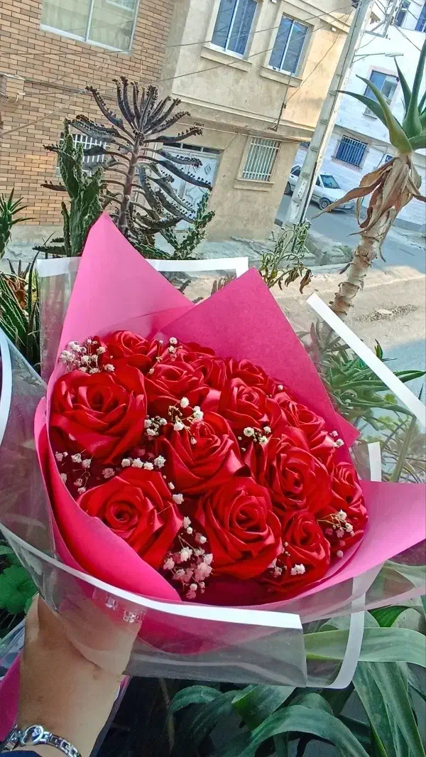 دسته گل عروس|گل مصنوعی|گرگان, |دیوار