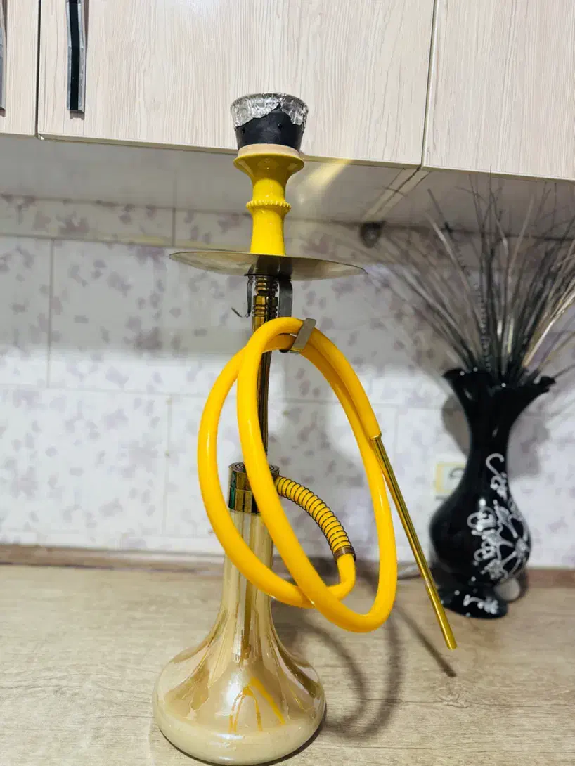 قلیان المانی کرنو طلایی|زیورآلات و اکسسوری|بانه, |دیوار