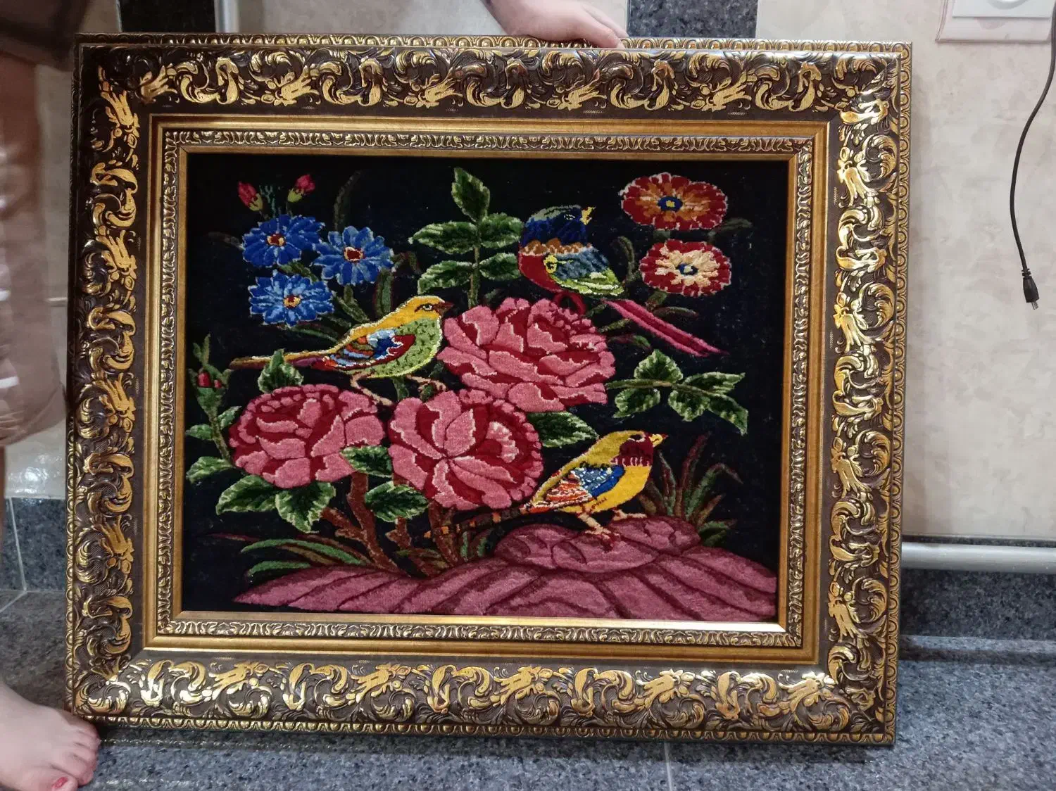 تابلو فرش دست بافت|تابلو فرش|ارومیه, |دیوار