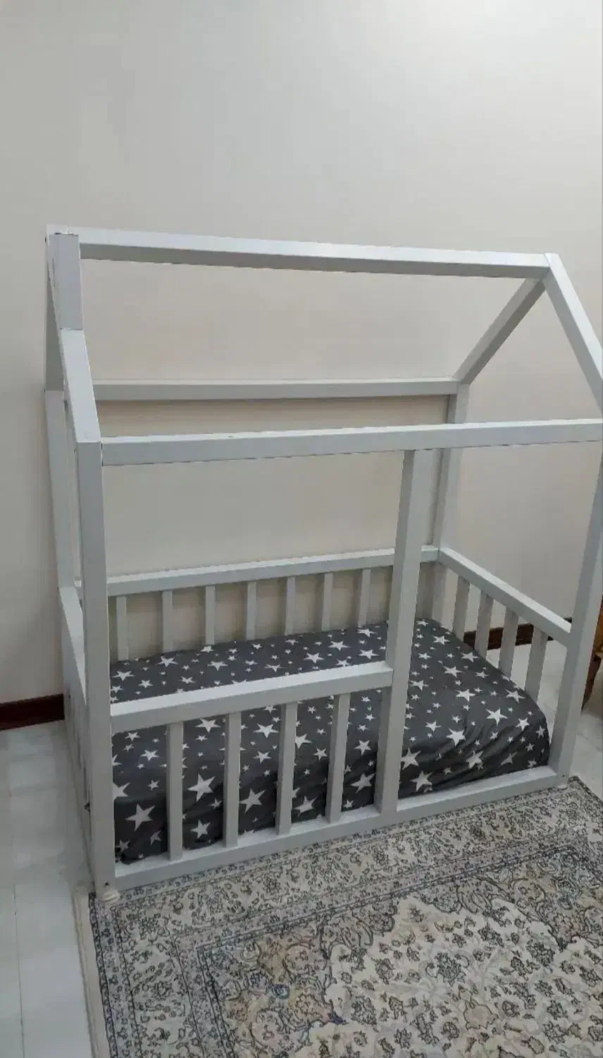 تختخواب مونته سوری با تشک|تخت و صندلی بچه|تهران, تهرانپارس شرقی|دیوار