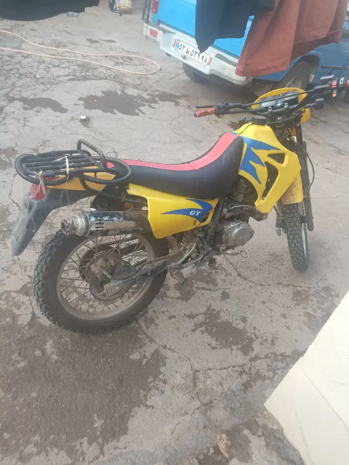 موتور جی وای مدل 88تمیز مدارک کامل|موتورسیکلت|دره شهر, |دیوار