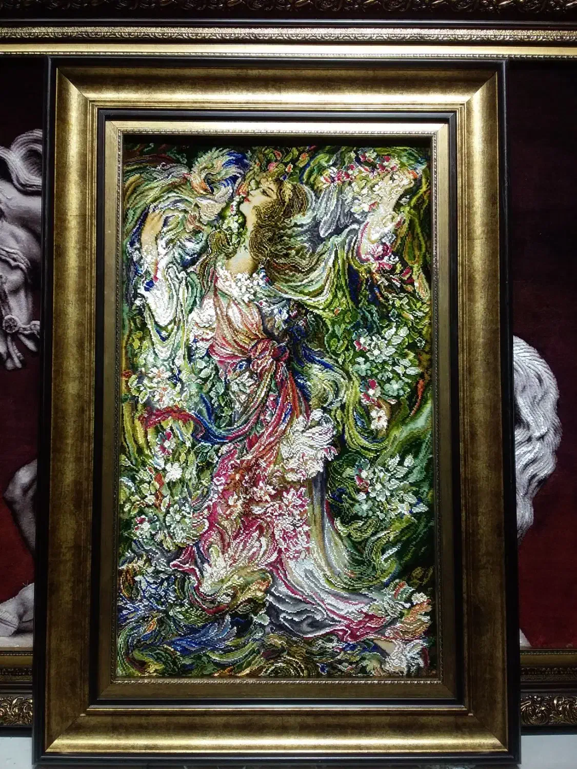 تابلو فرش مینیاتوری بوی بهار|تابلو فرش|تهران, علم و صنعت|دیوار