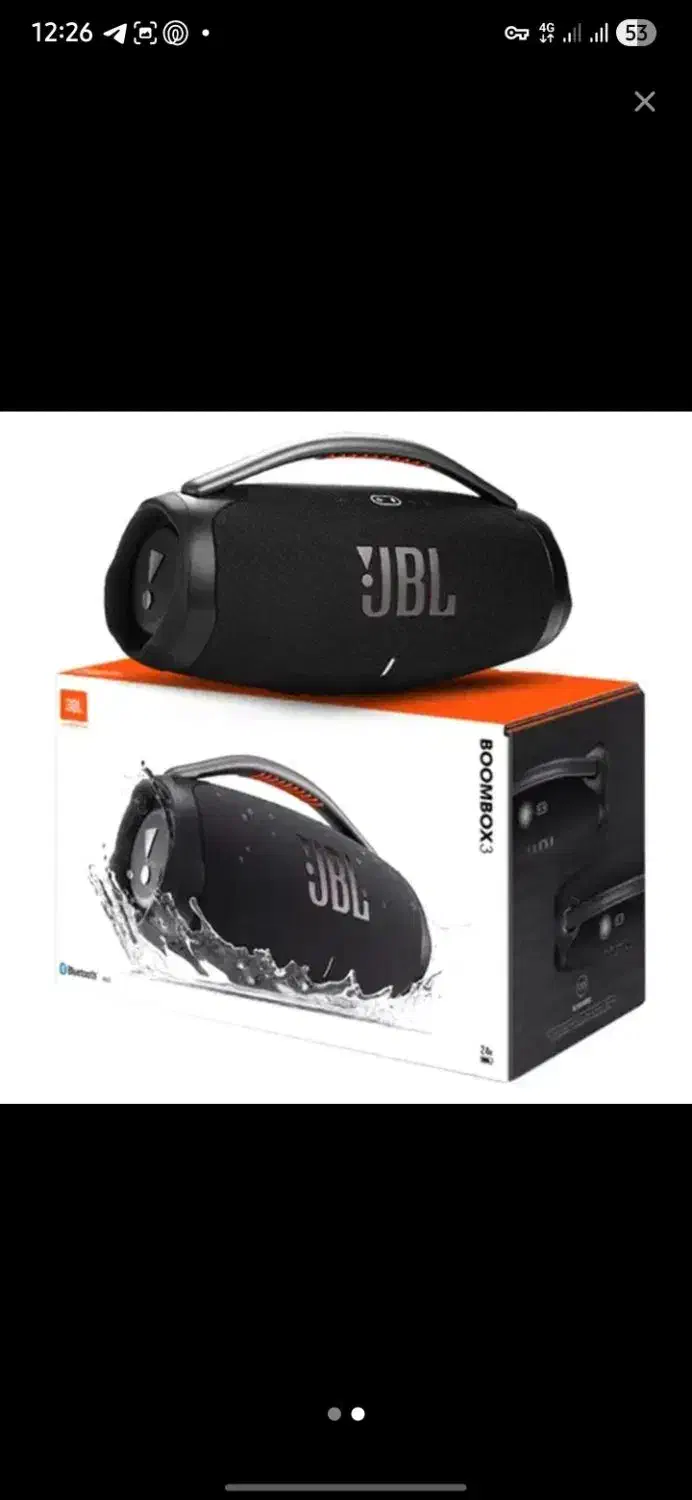 jbl boom box 3|پخش‌کننده همراه|مشهد, کوثر|دیوار