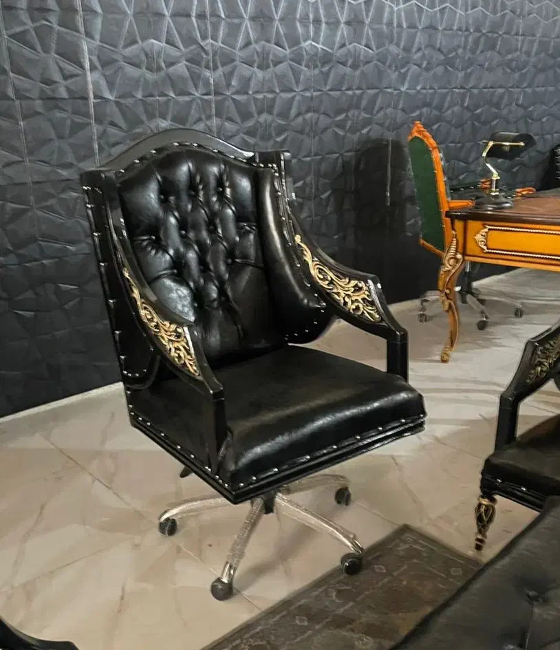 مبلماناداری دسته طرح دار طلایی ۱|دفتر کار|ساری, |دیوار