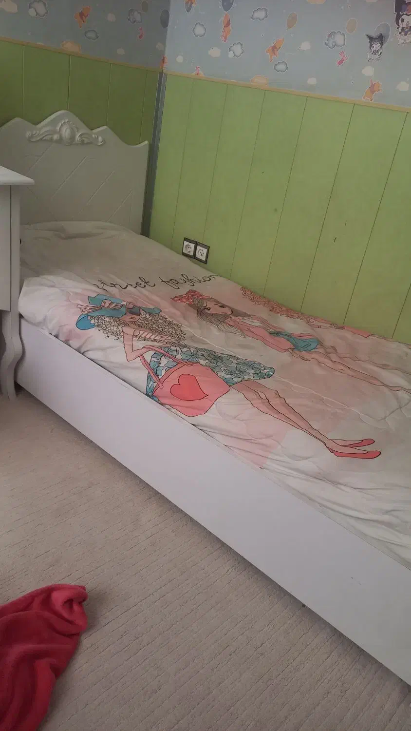 تخت با تشک|تخت و سرویس خواب|قم, باجک دو|دیوار