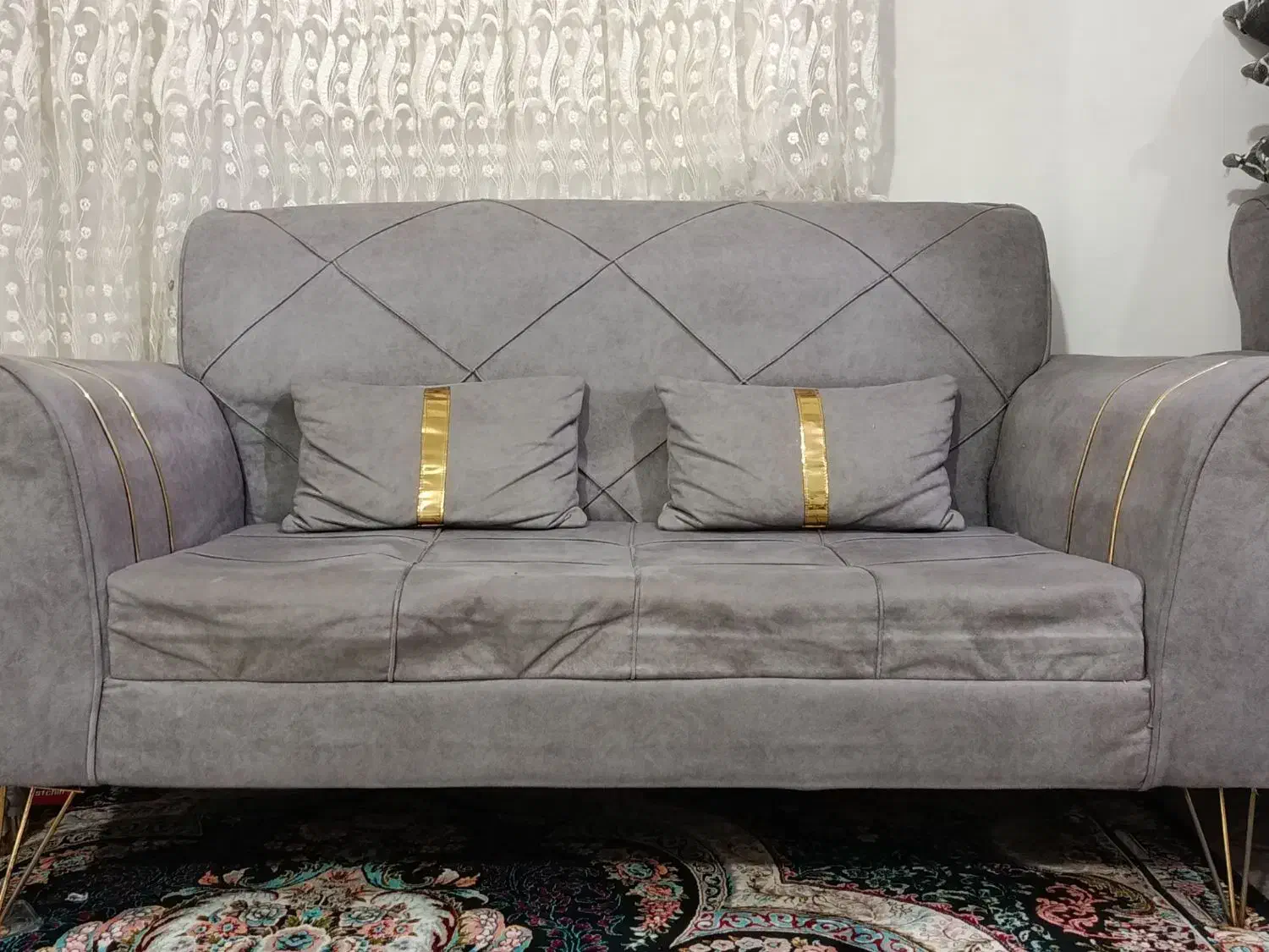 مبل راحتی 7نفره ست کامل|مبلمان خانگی و میز عسلی|قرچک, قشلاق جیتو|دیوار