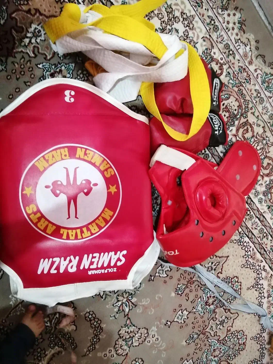 وسایل تکواندو|تجهیزات ورزشی|بردسکن, |دیوار