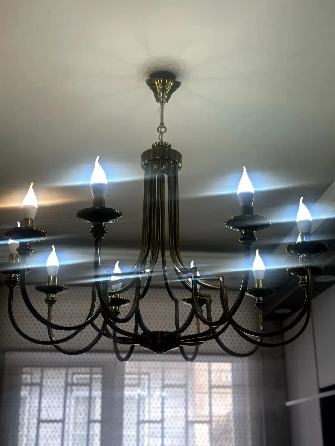 لوستر آویز ۱۰ شاخه|لوستر و چراغ آویز|اندیشه, اندیشه فاز ۳|دیوار