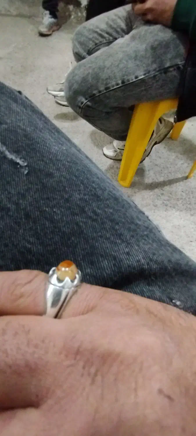 دوعدد انگشتر نقره جفت قدیمی|جواهرات|فومن, |دیوار