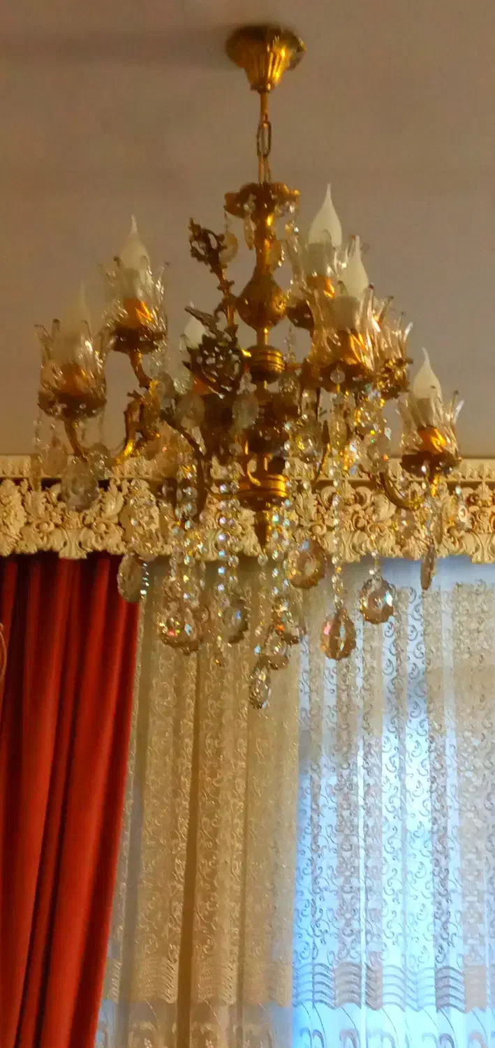 فروش لوستر برنز|لوستر و چراغ آویز|تاکستان, |دیوار