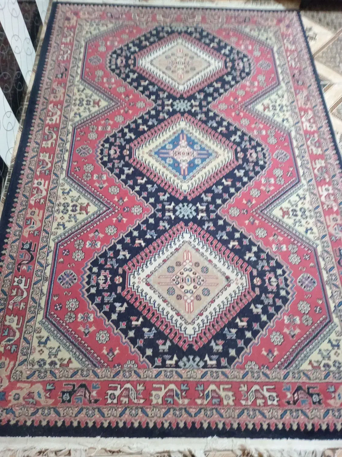 قالیچه|فرش|کرمان, |دیوار