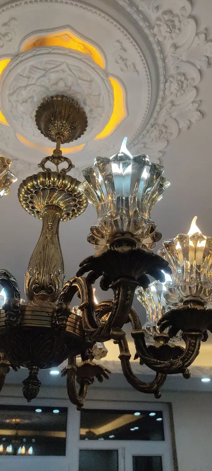 لوستربرنزی|لوستر و چراغ آویز|تبریز, |دیوار