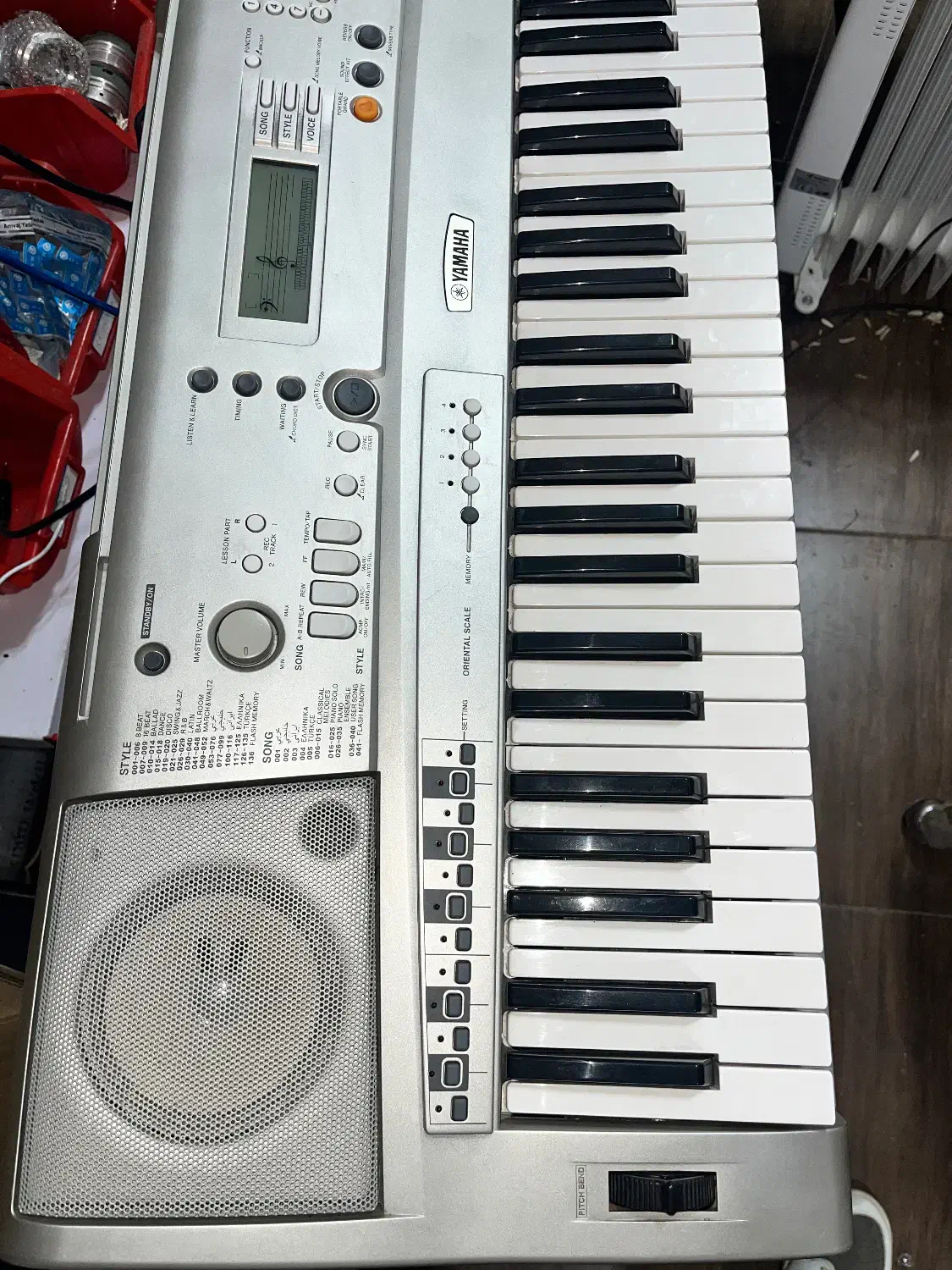 کیبورد آموزشی یاماهادر حدنو psr-a300|پیانو، کیبورد، آکاردئون|رشت, منظریه|دیوار