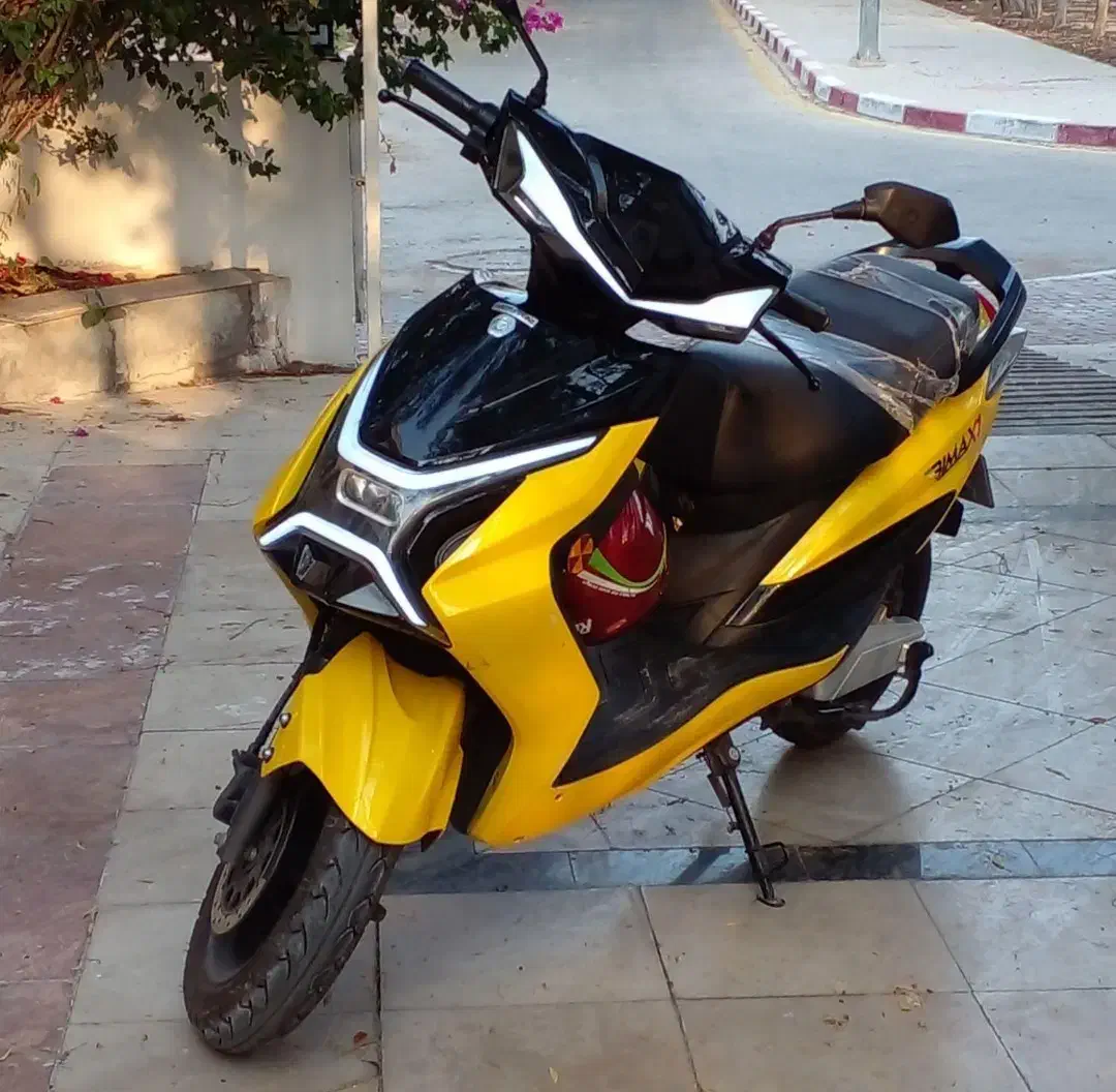 اجاره موتورشارژی صفرباباتری لیتیوم فست شارژوکلاه|موتورسیکلت|کیش, |دیوار