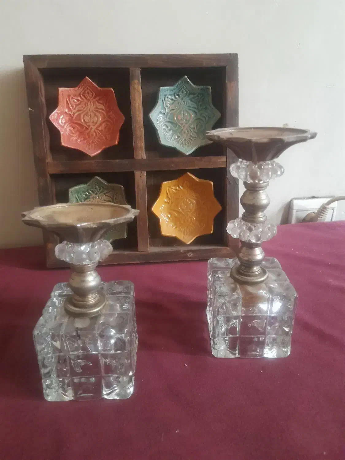 دکوری جاشعع وطرف دکوری|صنایع دستی و سایر لوازم تزئینی|تهران, طیب|دیوار