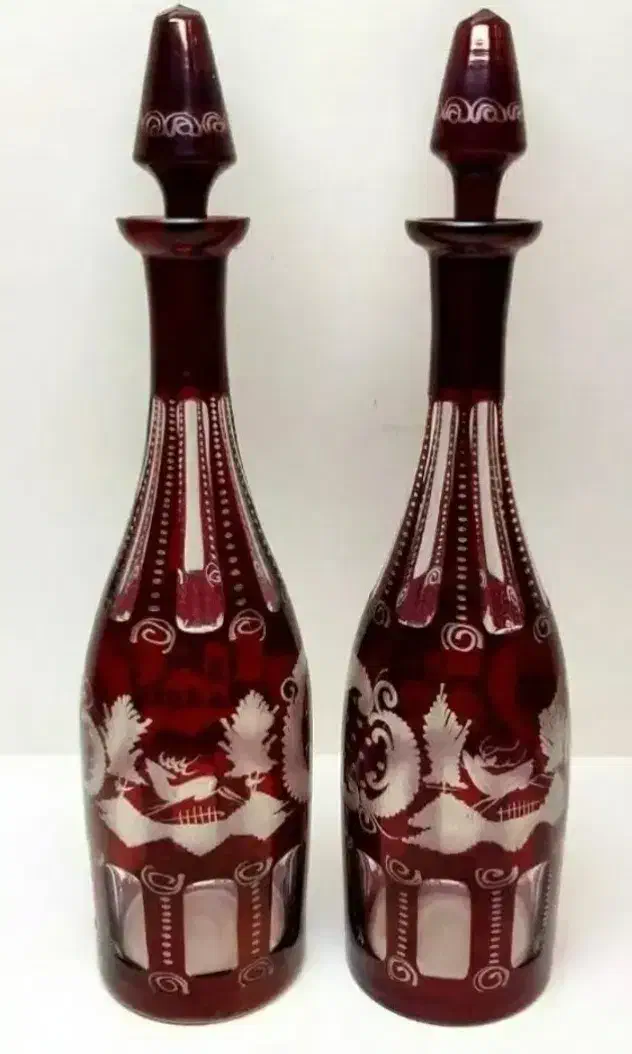 جفت تنگ یاقوتی اگرمن چک|کلکسیون اشیاء عتیقه|تهران, آجودانیه|دیوار