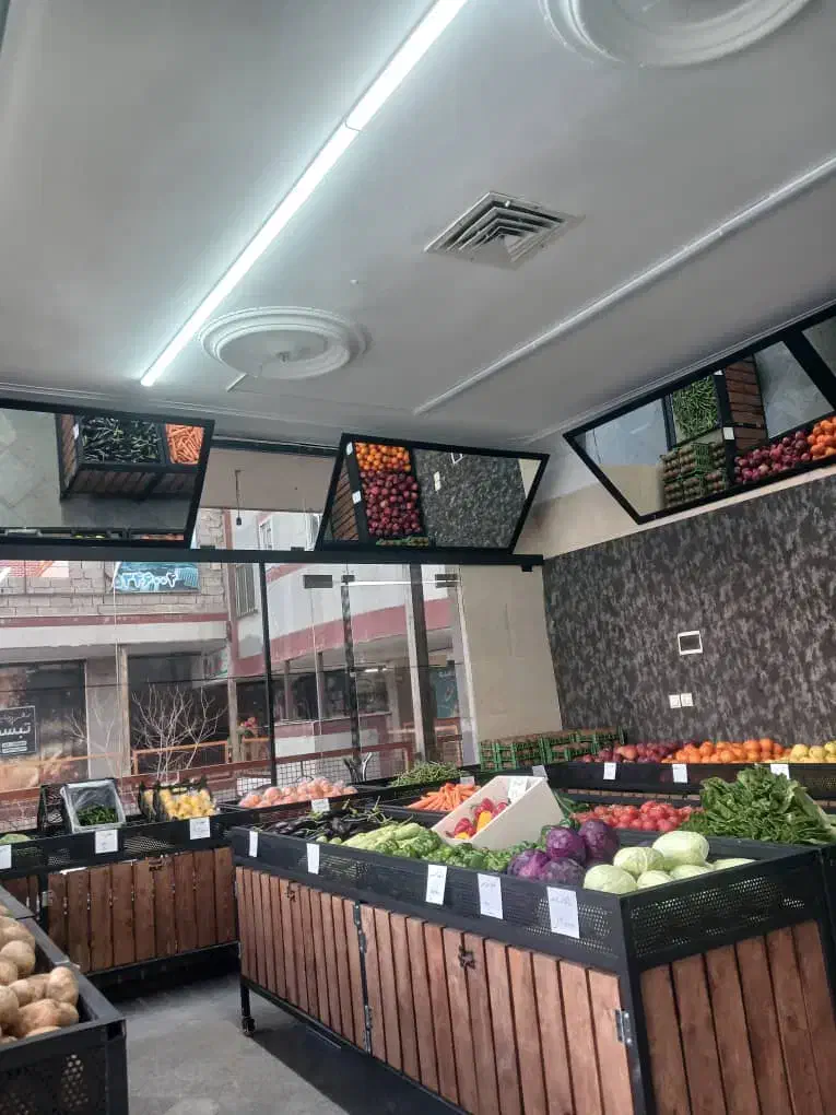 قفسه میوه فروشی|فروشگاه و مغازه|اندیشه, اندیشه فاز ۴|دیوار