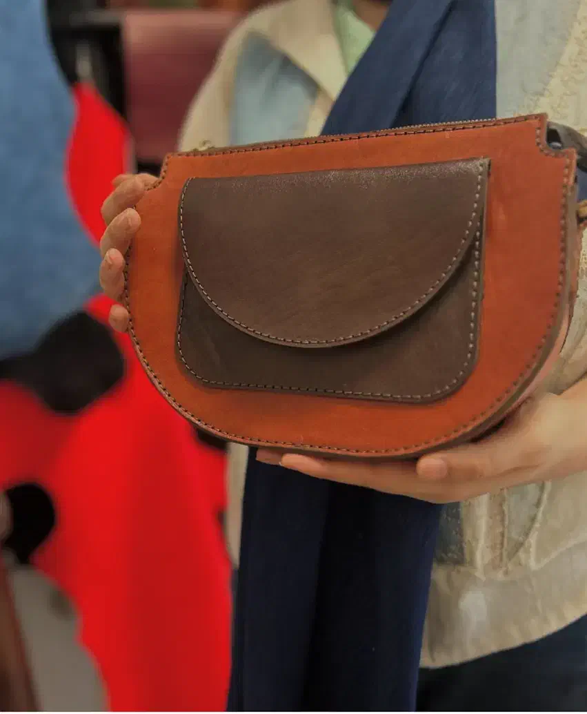 کیف زنانه چرم طبیعی گاوی با شناسنامه|کیف، کفش، کمربند|گرگان, |دیوار