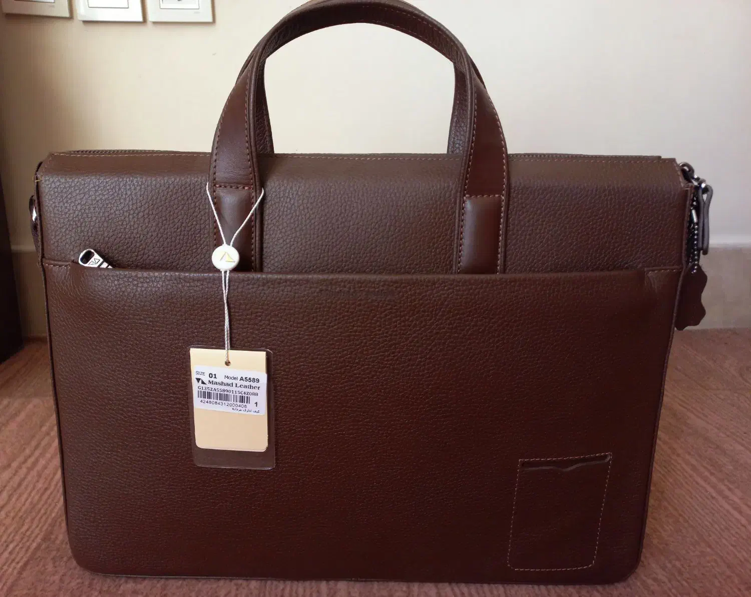 کیف اداری مردانه چرم مشهد مدل A5589|کیف، کفش، کمربند|اصفهان, کوی امیریه|دیوار