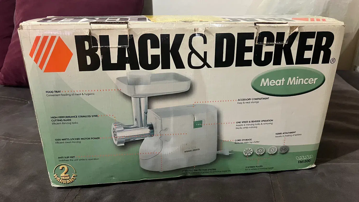 چرخ گوشت black and decker|خردکن، آسیاب، غذاساز|تهران, دکتر هوشیار|دیوار