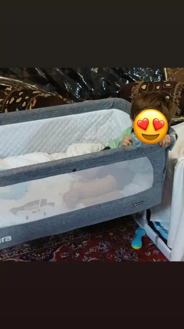 تخت کنار مادر در حد|تخت و صندلی بچه|اصفهان, امامزاده اسماعیل|دیوار