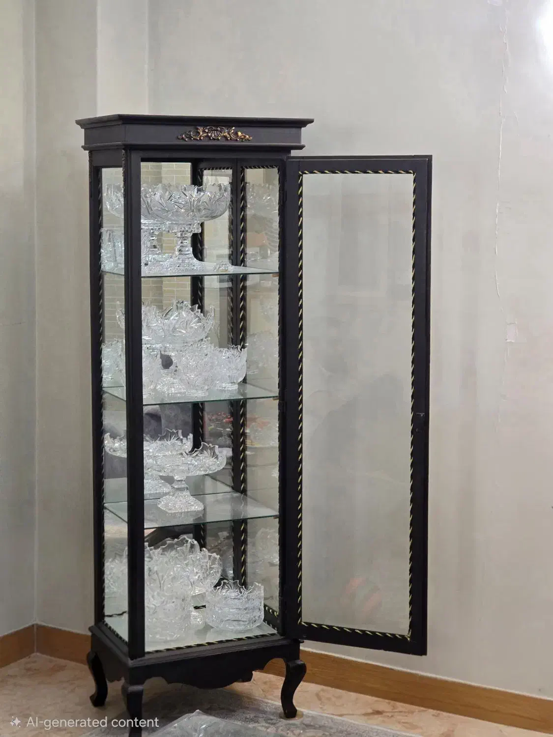 بوفه چوب و شیشه|بوفه، ویترین، کنسول|فردیس, طالقانی|دیوار