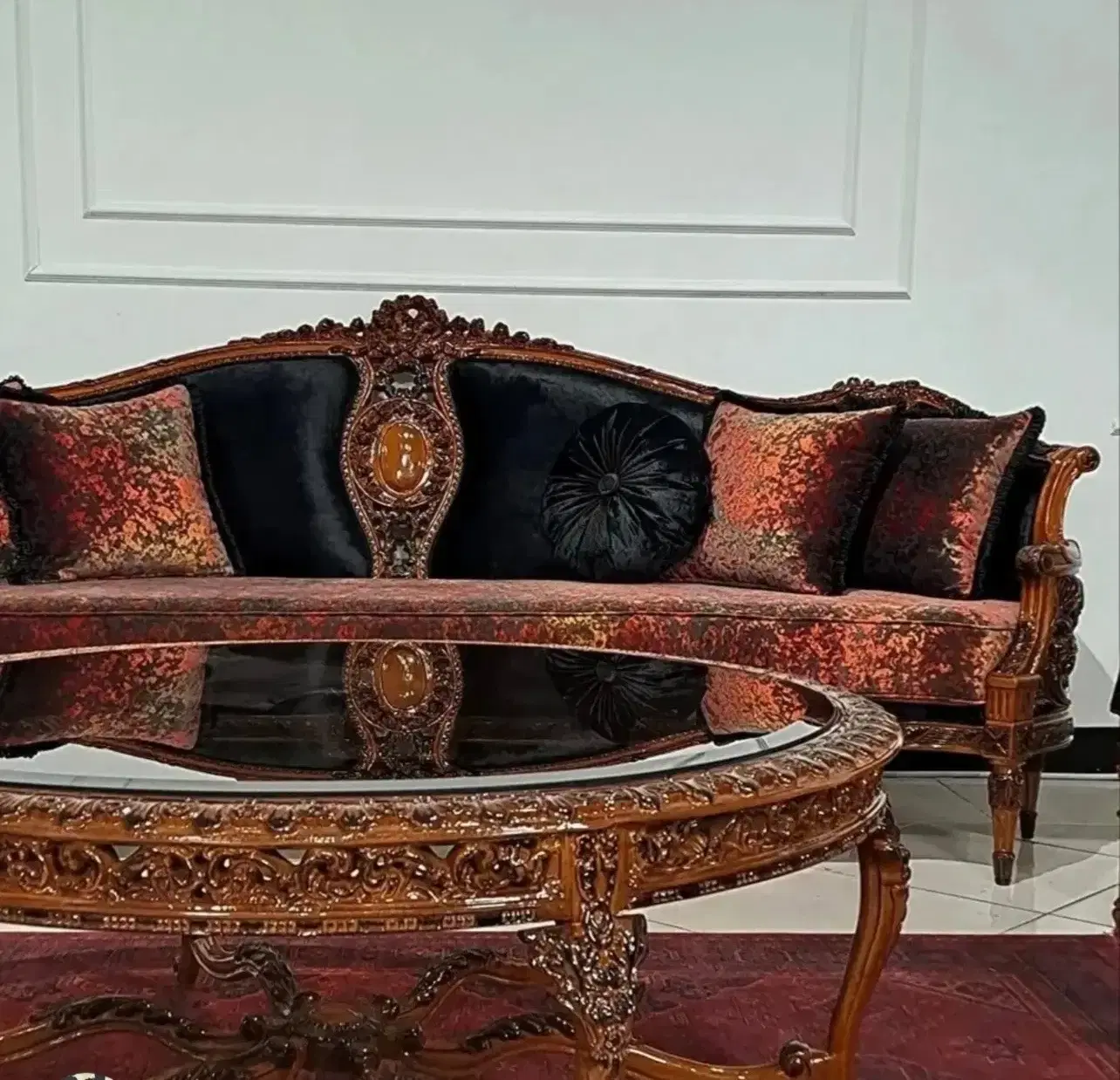 مدل مبل ورساچ/خرچنگی/تمام چوب/کلاسیک|مبلمان خانگی و میز عسلی|تهران, یافت آباد جنوبی|دیوار