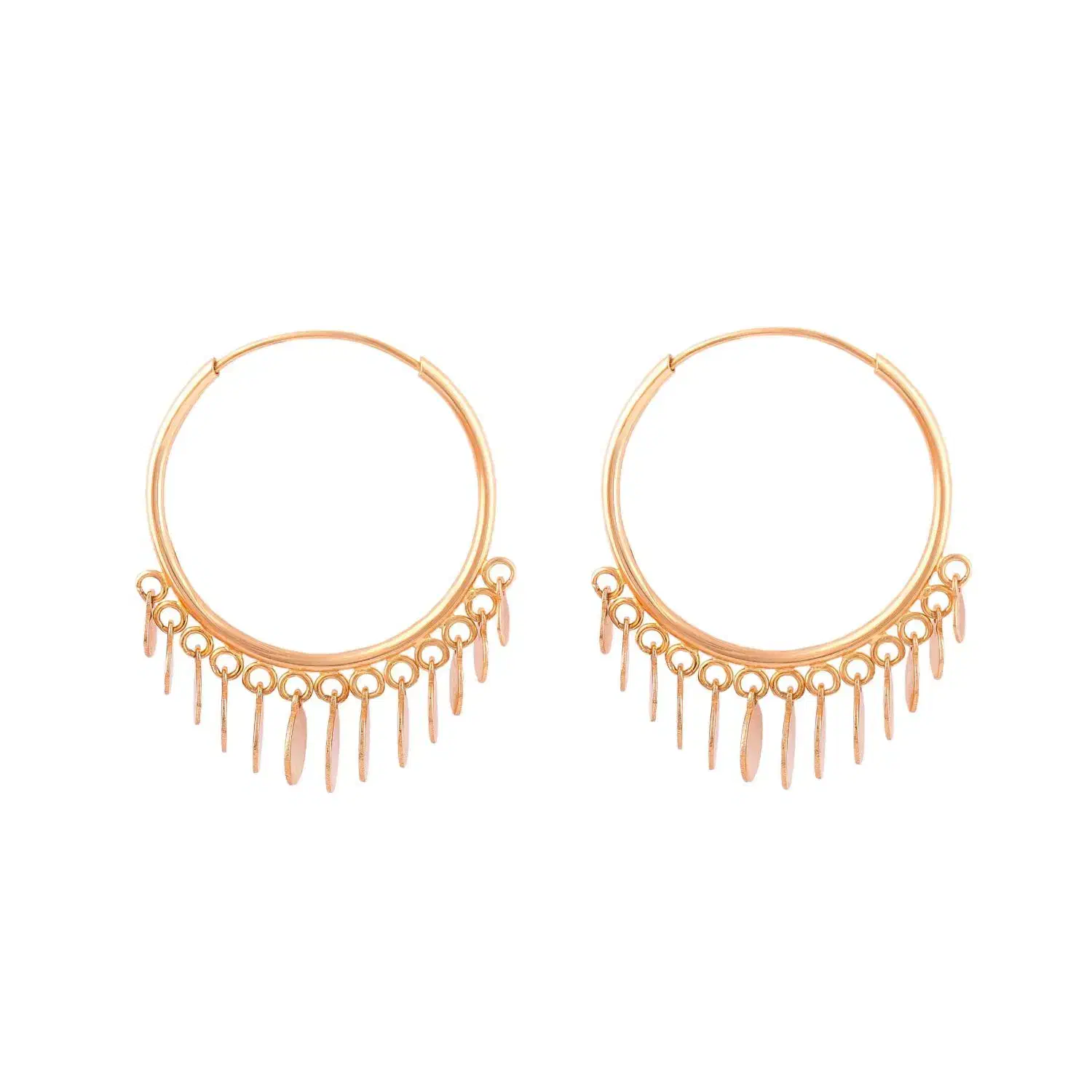 گوشواره حلقه ای پولکی|جواهرات|بندرعباس, |دیوار