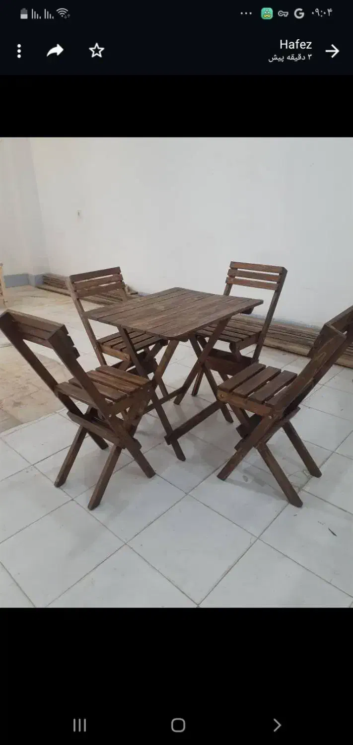 میزوصندلی چوبی|میز و صندلی غذاخوری|تبریز, |دیوار
