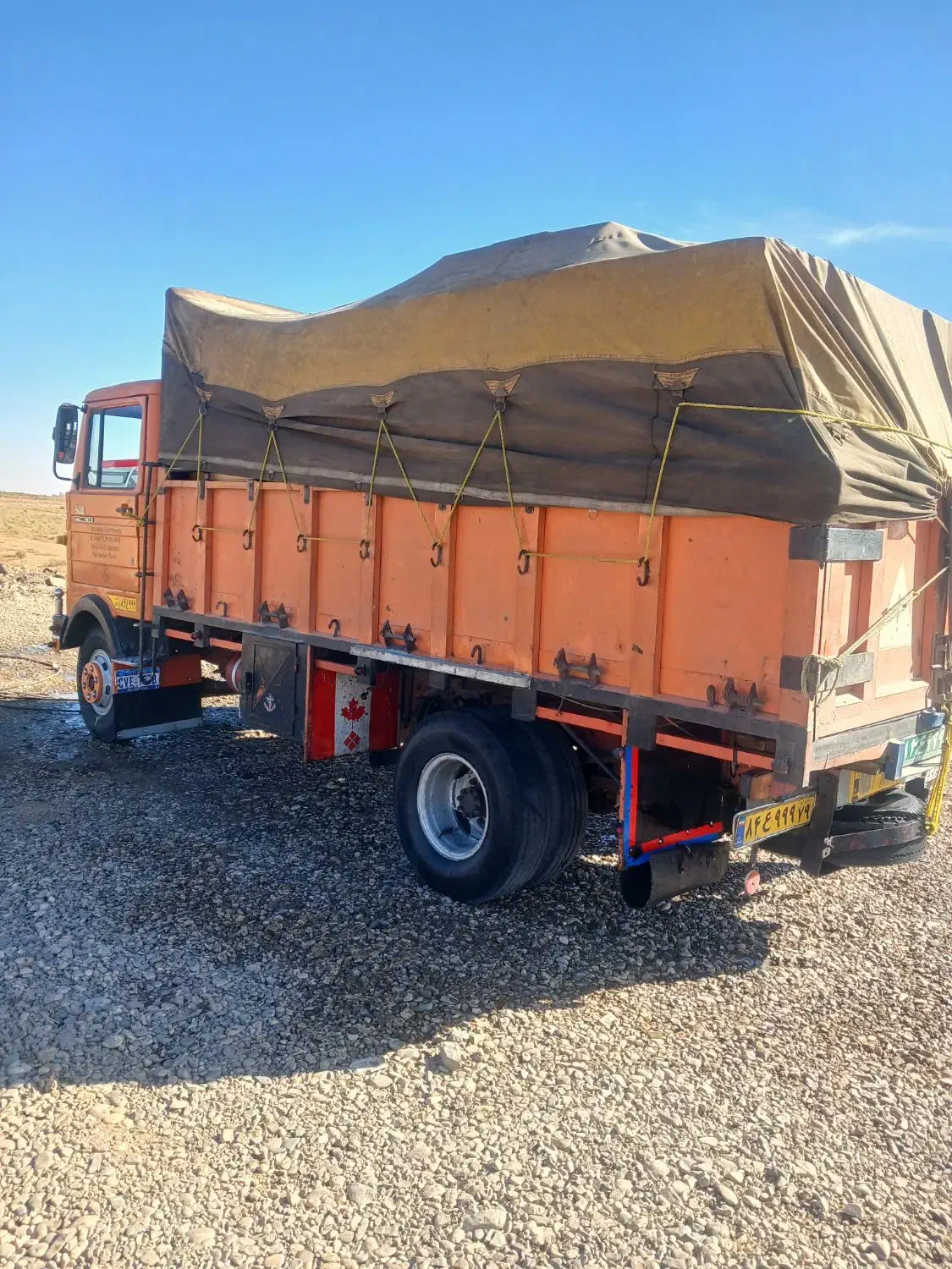 خاور بنز ۶۰۸ باری|خودرو سنگین|شال, |دیوار