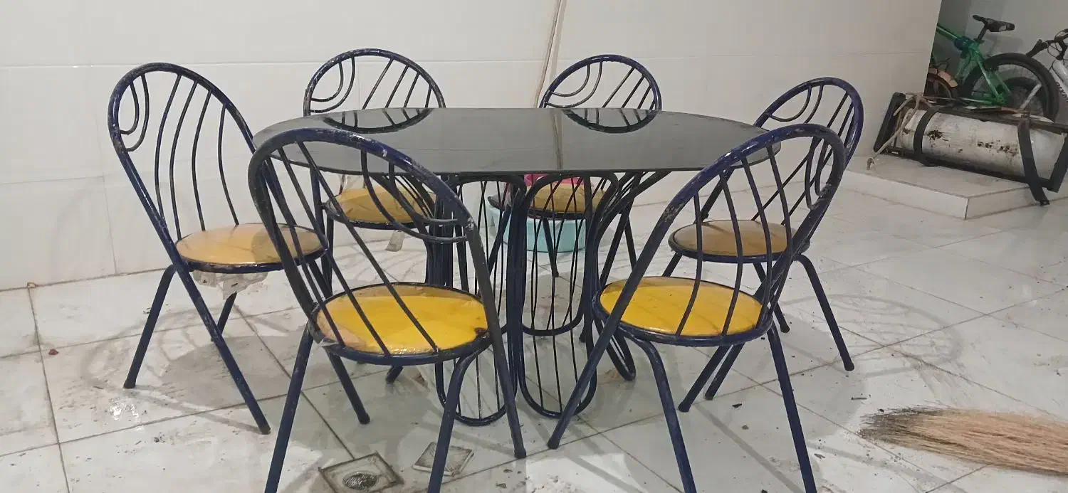 نهارخوری۶نفره|میز و صندلی غذاخوری|مریوان, |دیوار