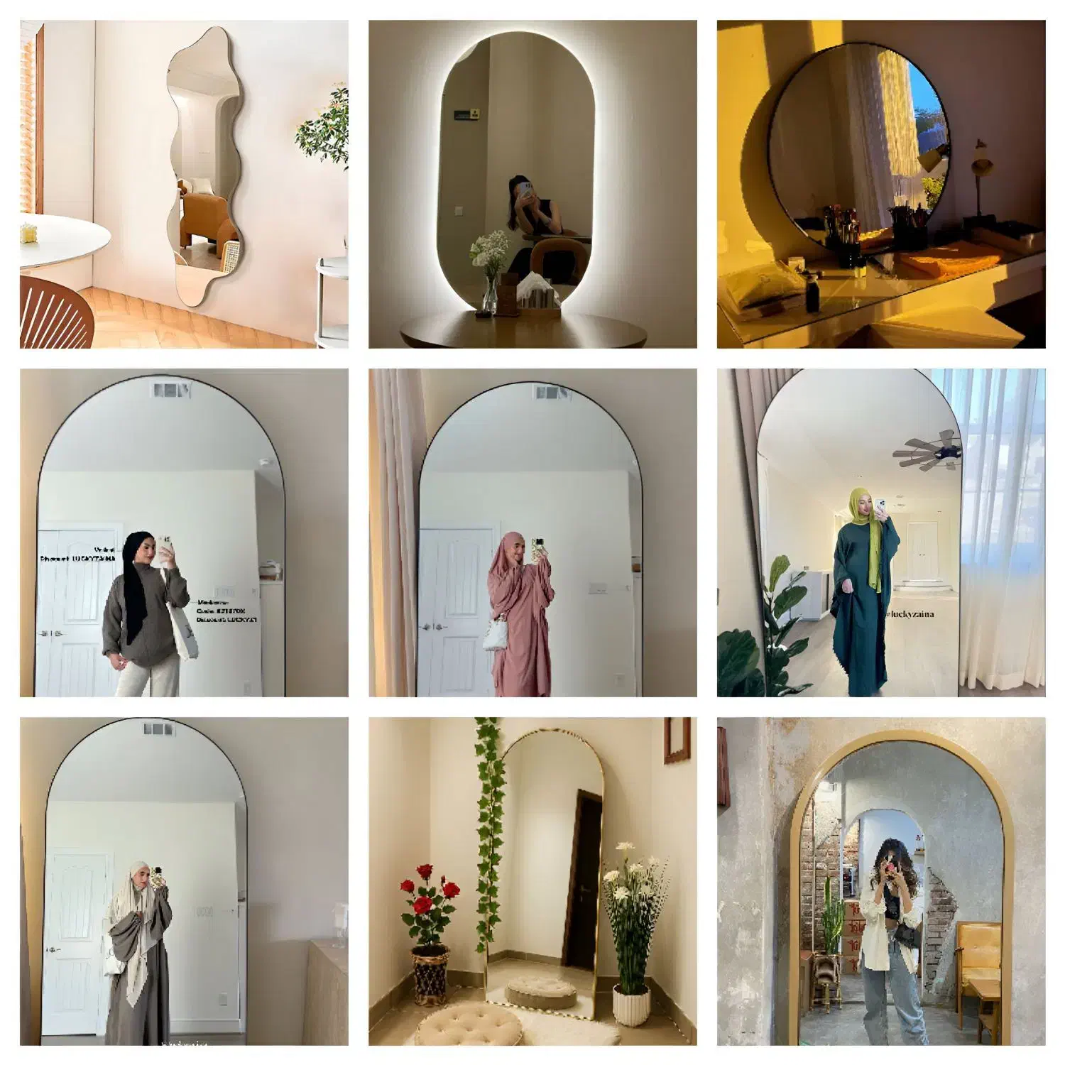 آینه ویانا|آینه|فولادشهر, C1|دیوار