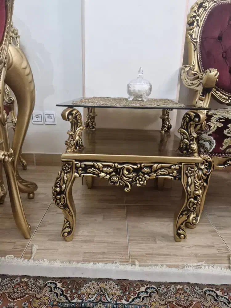 مبلمان ۹ نفره کلاسیک با پارچه ترک اصل|مبلمان خانگی و میز عسلی|تهران, شهرک آزادی|دیوار