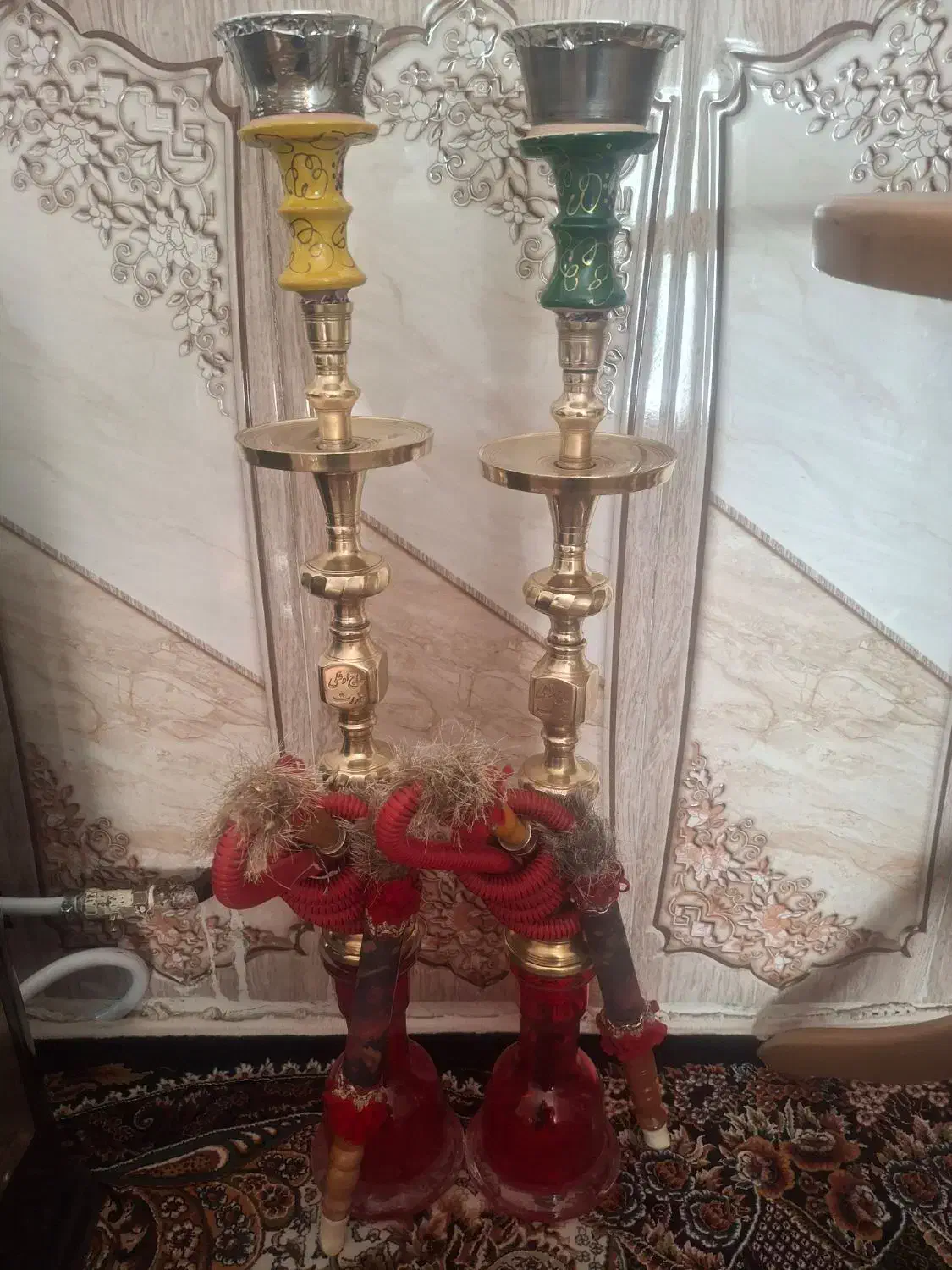 2عددقلیان حاج اوغلی قدرت|کلکسیون و سرگرمی|نسیم‌شهر, |دیوار