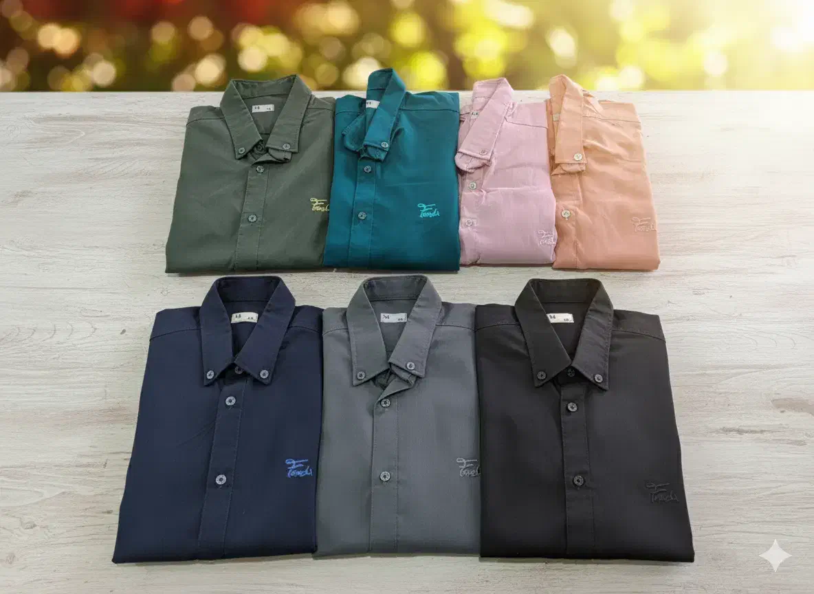 پیراهن اسپرت مردانه تک رنگ پارچه بنگال کشی باکیفیت|لباس|کرمان, |دیوار