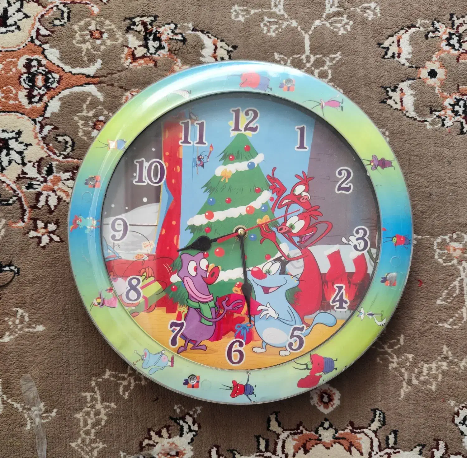 ساعت دیواری کودک . بچه گانه|ساعت دیواری و تزئینی|شیراز, کوی زهرا|دیوار