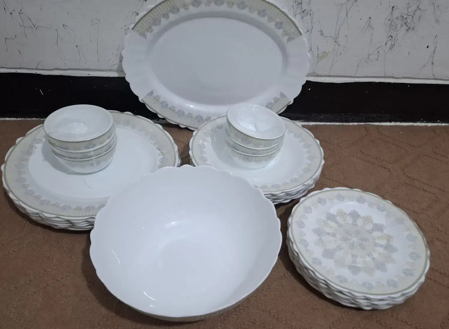 سرویس ۶ نفره ۲۶ پارچه گلدن اوپال مناسب جهیزیه|حراج|فولادشهر, A3|دیوار