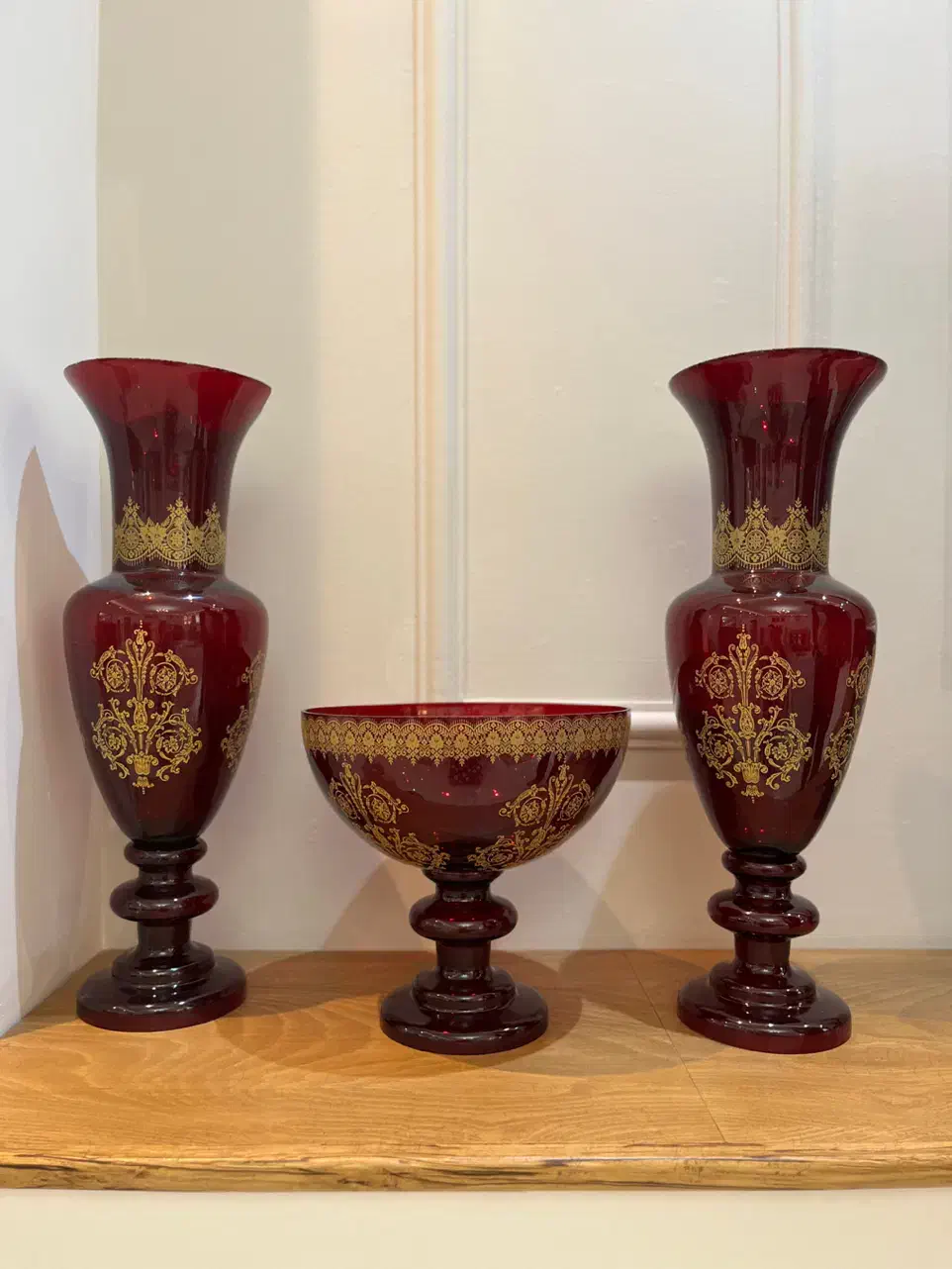 ست سه تکه میوه خوری و گلدان|صنایع دستی و سایر لوازم تزئینی|تهران, سلسبیل شمالی|دیوار