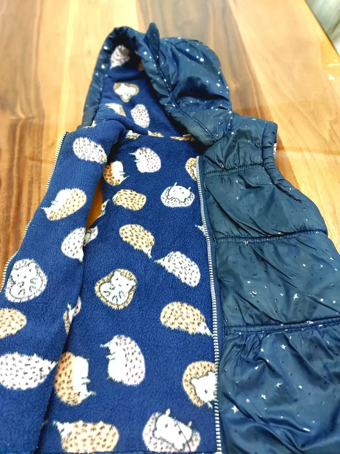 پافر کلاه دار داخل خز|کفش و لباس بچه|رشت, نیکمرام|دیوار