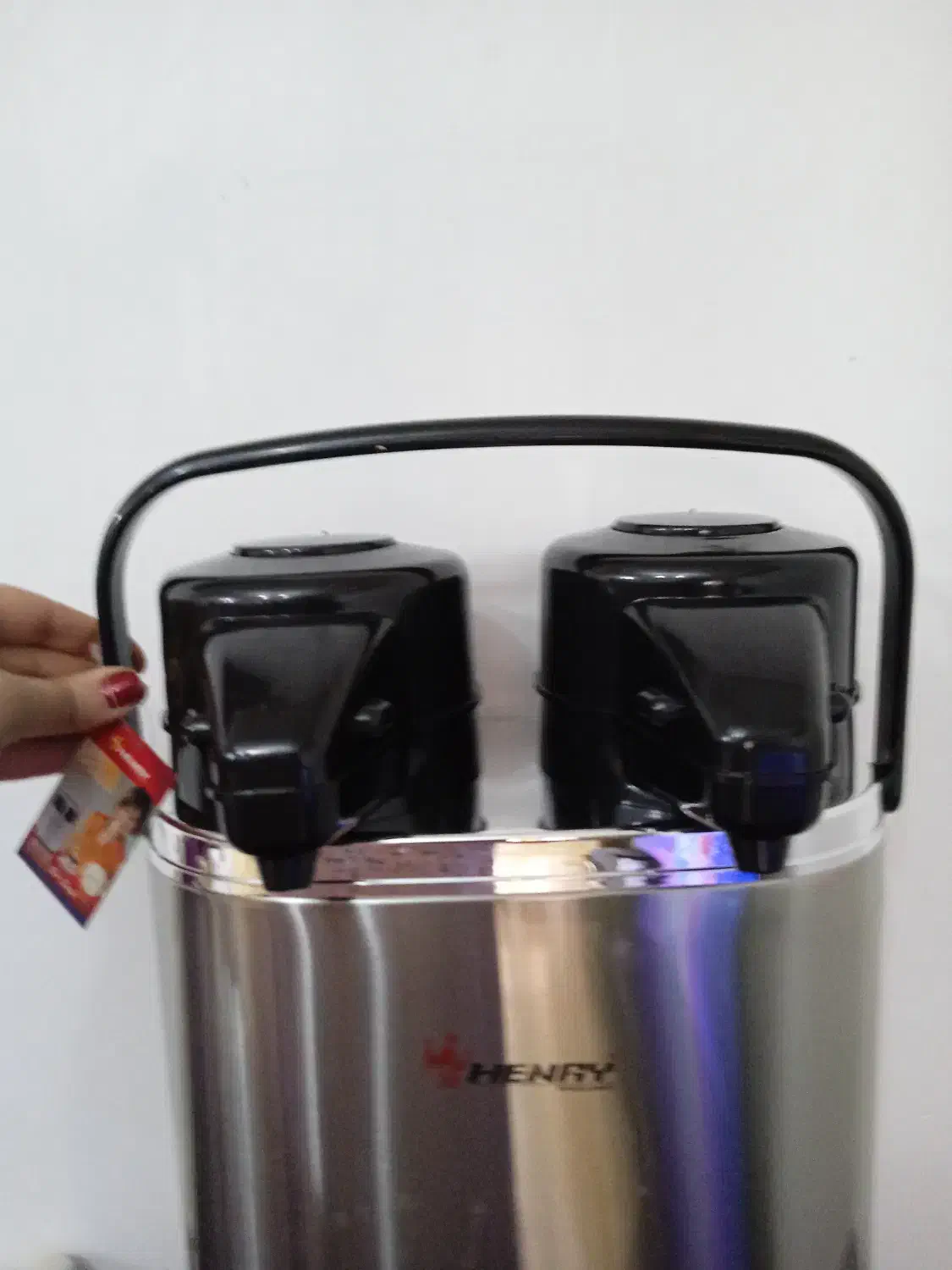 فلاکس دو قلو مدل هنری|قوری، کتری، قهوه‌ساز دستی|رشت, باهنر|دیوار