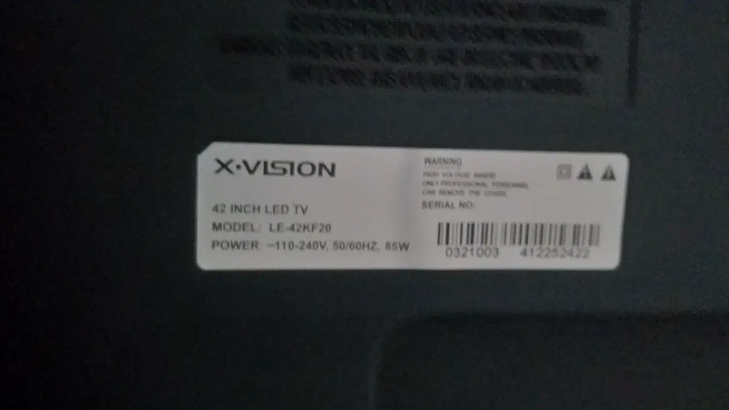تلویزیون ایکس ویژن ۴۲ اینچ|تلویزیون و پروژکتور|کرج, اتحاد|دیوار