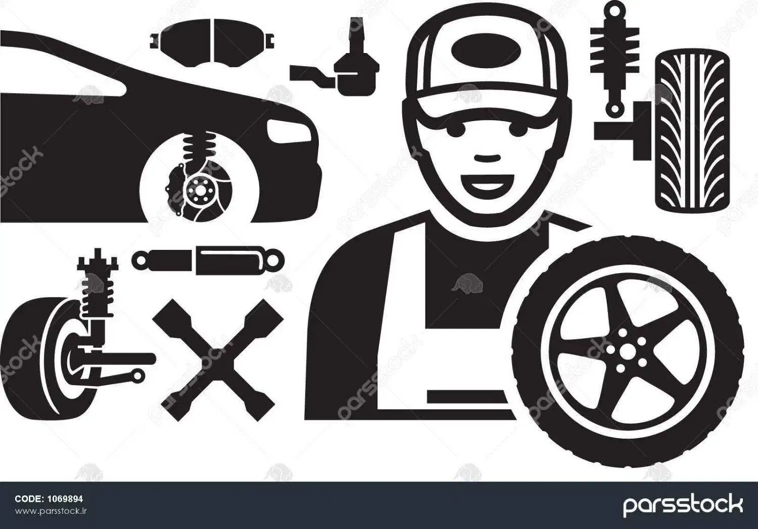 خدمات آپارات و لاستیک دولتی جوادالائمه|قطعات یدکی و لوازم جانبی|قم, پردیسان|دیوار